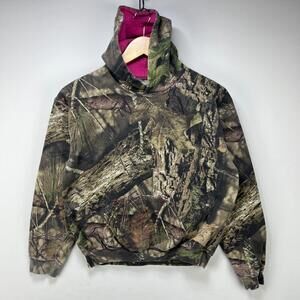Vintage Y2K Mossy Oak Realtree Camo Hoodie XS Women's